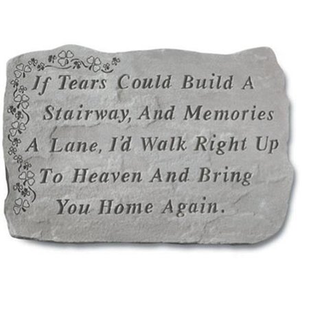 KAY BERRY INC Kay Berry- Inc. 90120 If Tears Could Build A Stairway - Memorial With Shamrocks - 18 Inches x 13 Inches 90120